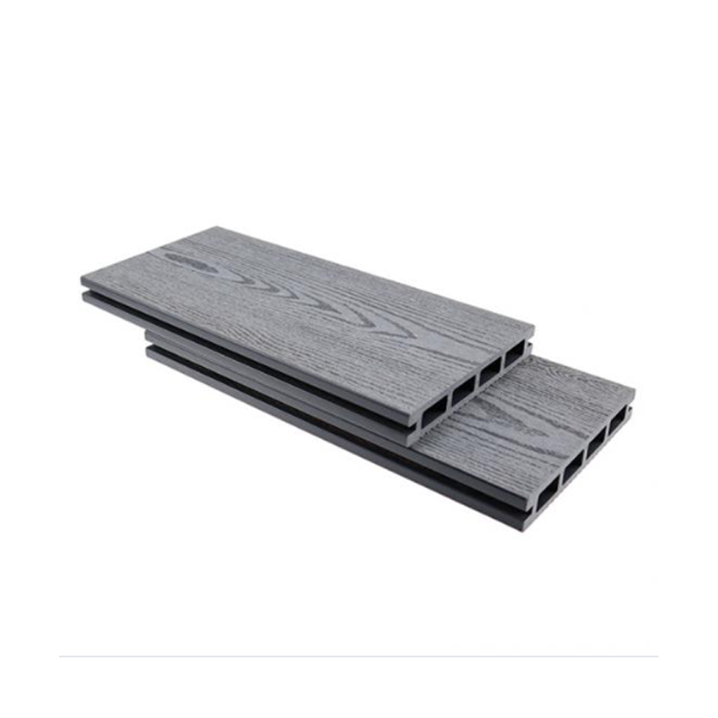 SRL-DEK 146 * 23 mm houtnerfafwerking grijze holle composiet terrasplanken