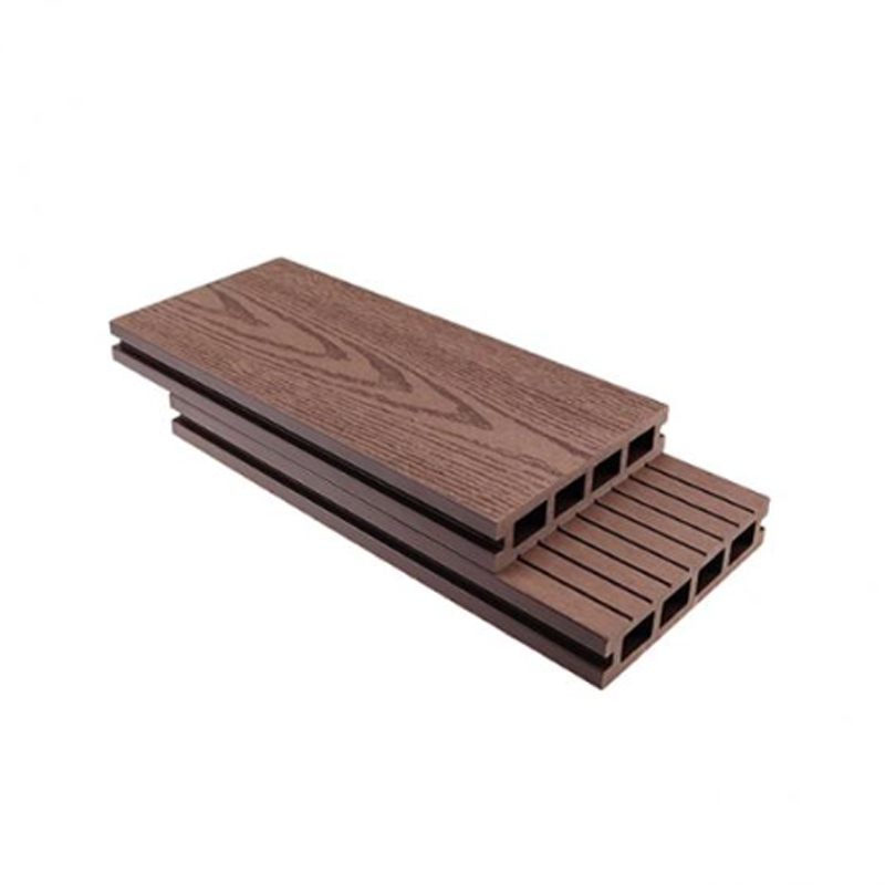 SRL-DEK 140 * 23 mm antislip gerecyclede WPC holle terrasplanken voor buitenterrassen